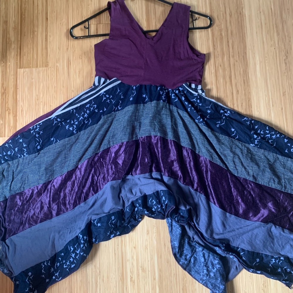 Yana Dee Almost Brand New Purple And Blue Dress